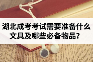 湖北成考考试需要准备什么文具及哪些必备物品？