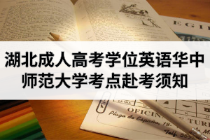 2020年湖北成人高考学位英语华中师范大学考点赴考须知