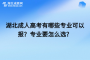 湖北成人高考有哪些专业可以报？专业要怎么选？